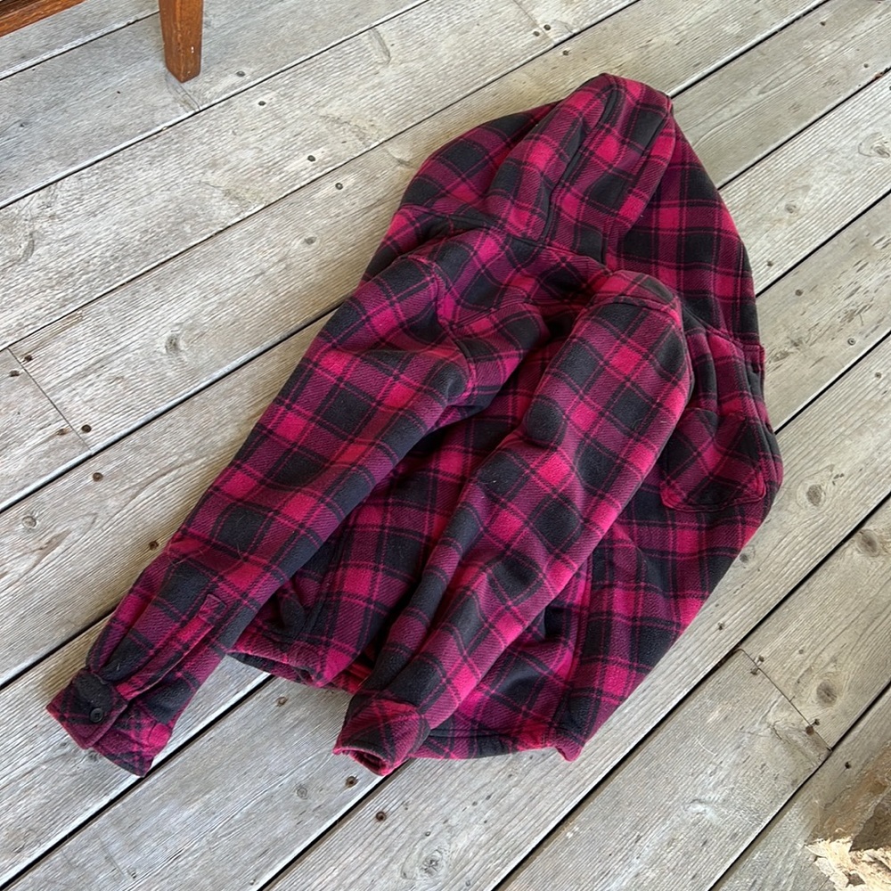 Boston Traders Pink and Black Plaid Women's Top - Picture 8 of 9